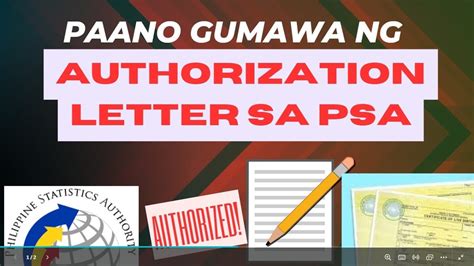 PAANO GUMAWA NG AUTHORIZATION LETTER (HOW TO .